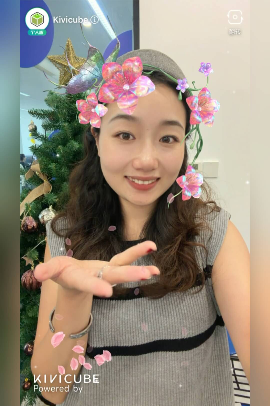 AR花瓣滤镜